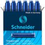 Naboje Schneider krótkie 6szt niebieskie - 2